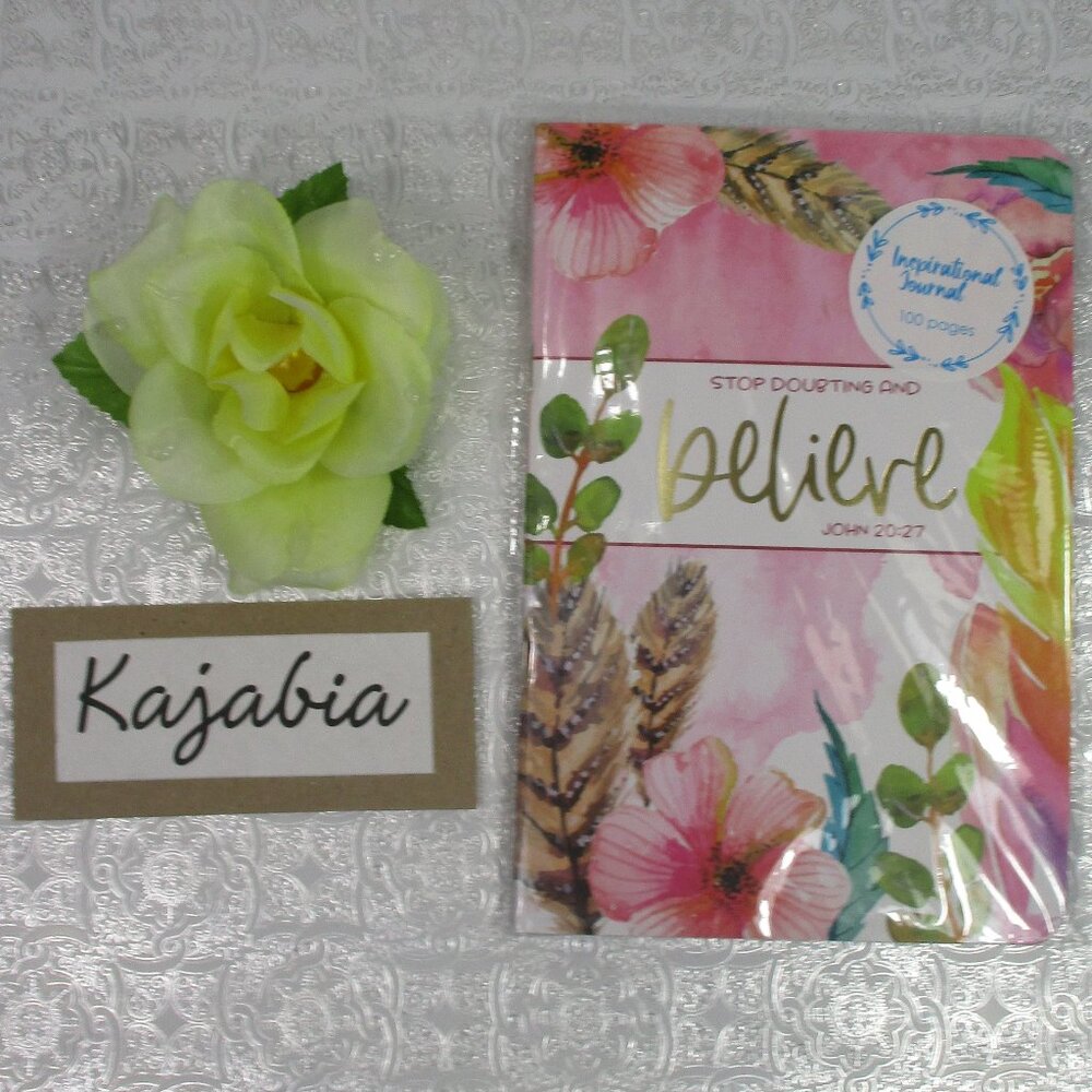INSPIRATIONAL JOURNAL "Stop Doubting and Believe" 100 pages NEW